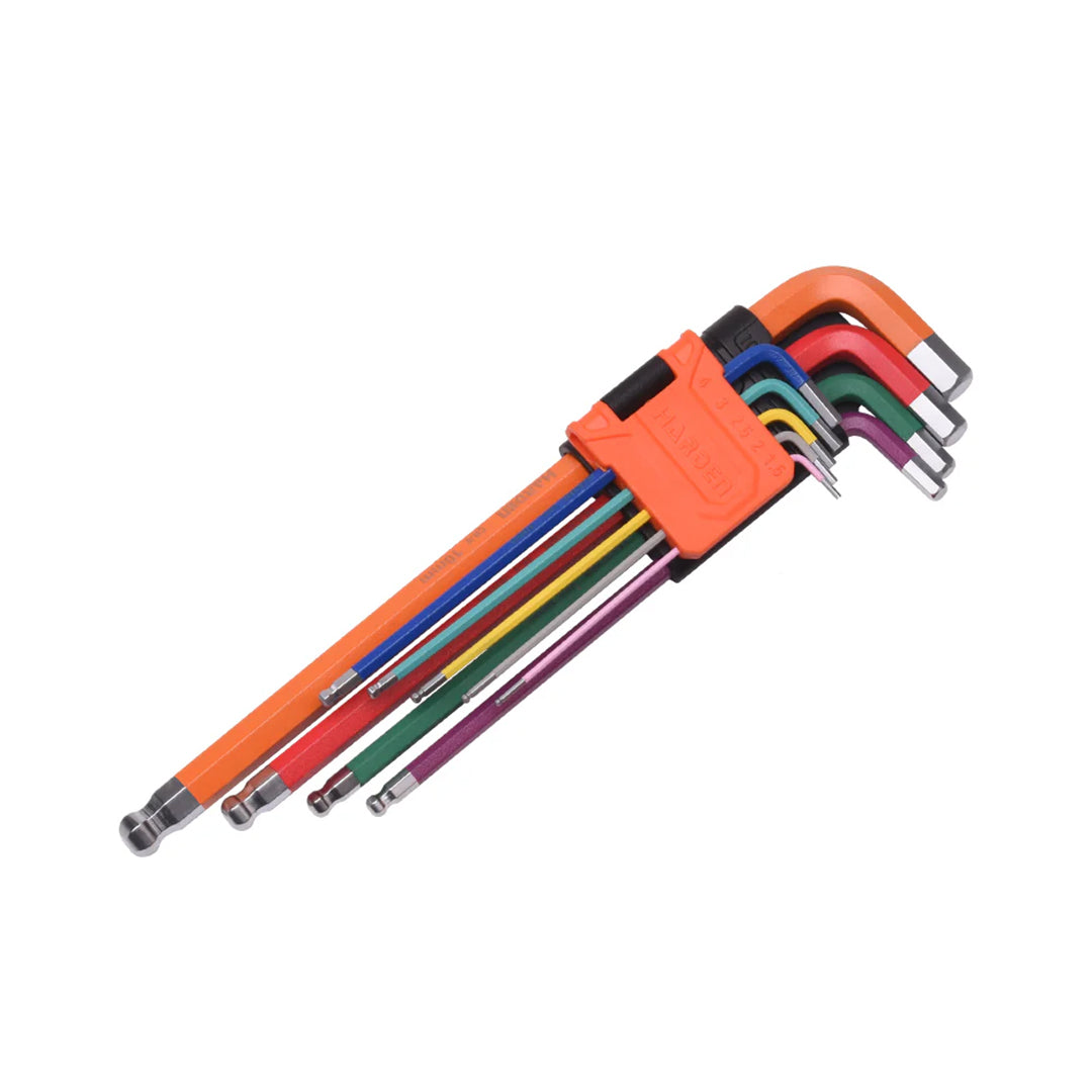 9Pcs Extra Long Ball Key Wrench