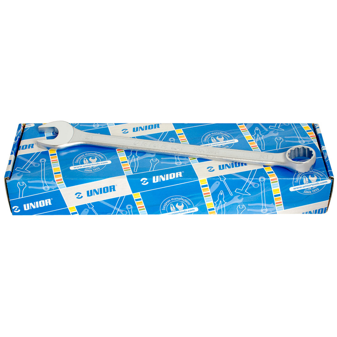 Set of combination wrenches, long type in carton box